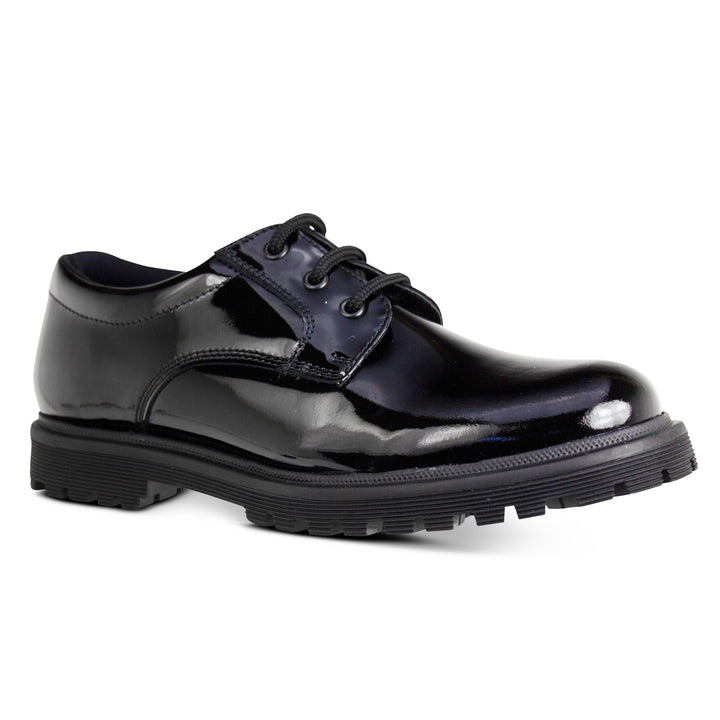 Bailey Black Patent Lace Up