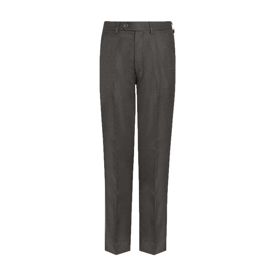 Regular Fit Boys School Trousers - Charcoal