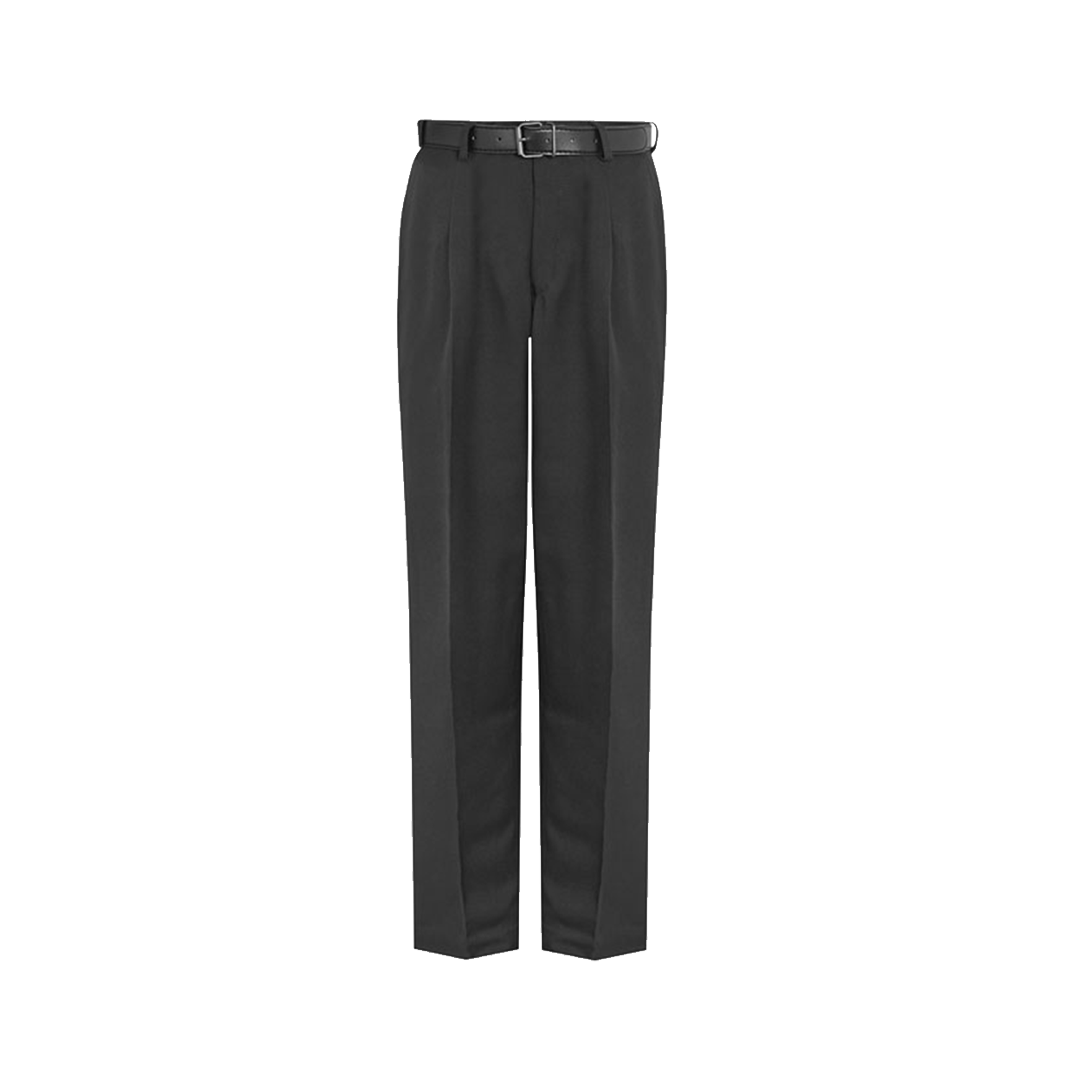 Regular Fit Senior School Trousers - Black