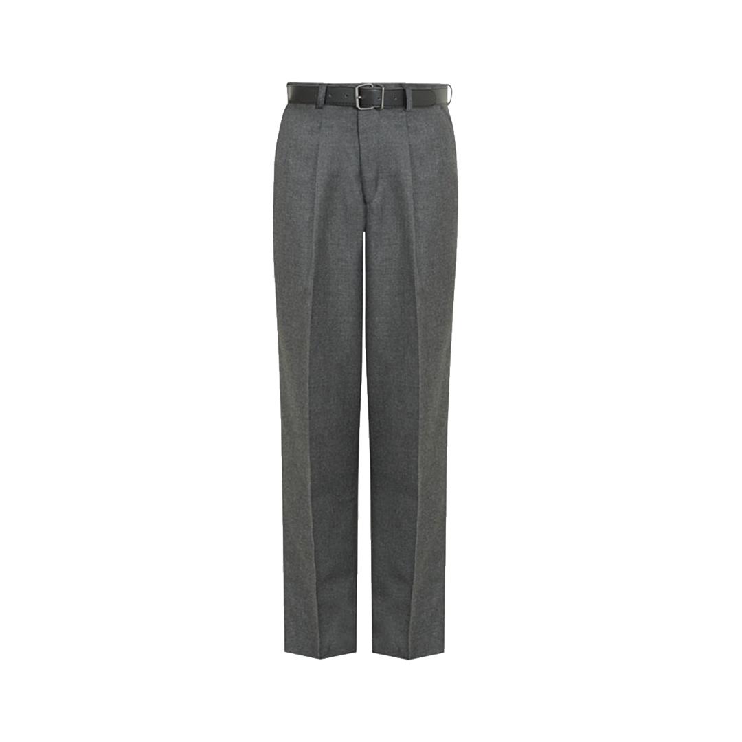 Regular Fit Senior School Trousers - Grey