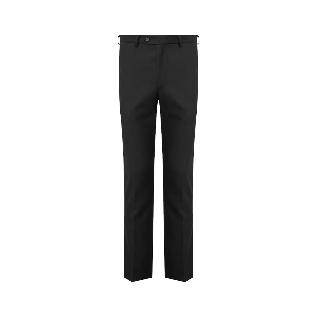 Senior Boys’ Slim Fit School Trousers - Black