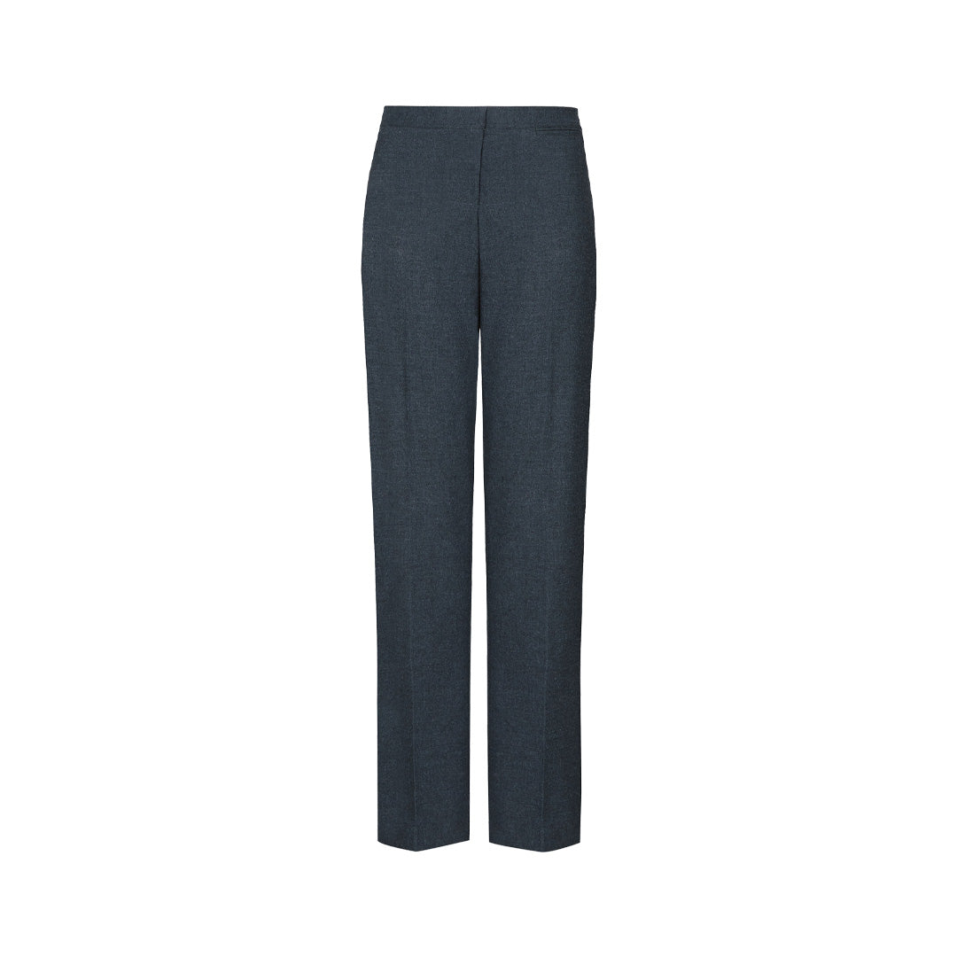 Senior Girls' Regular Fit School Trousers - Navy