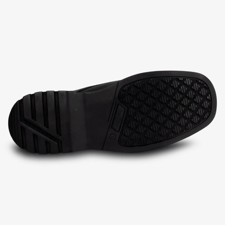 Clerk Tyson Black Leather Chunky Sole Lace Up