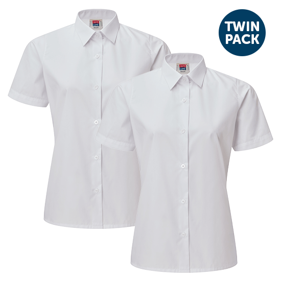 Girls white short sleeve shirt online