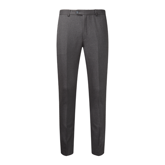 Senior Boys Skinny Fit School Trousers - Grey