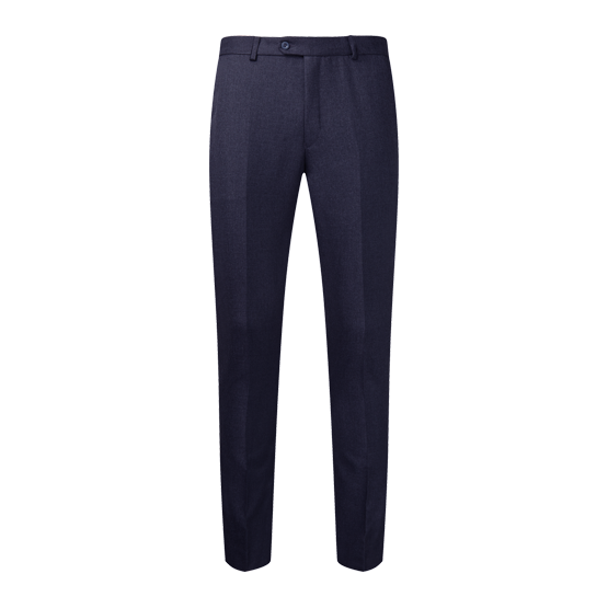 Senior Boys Skinny Fit School Trousers - Navy