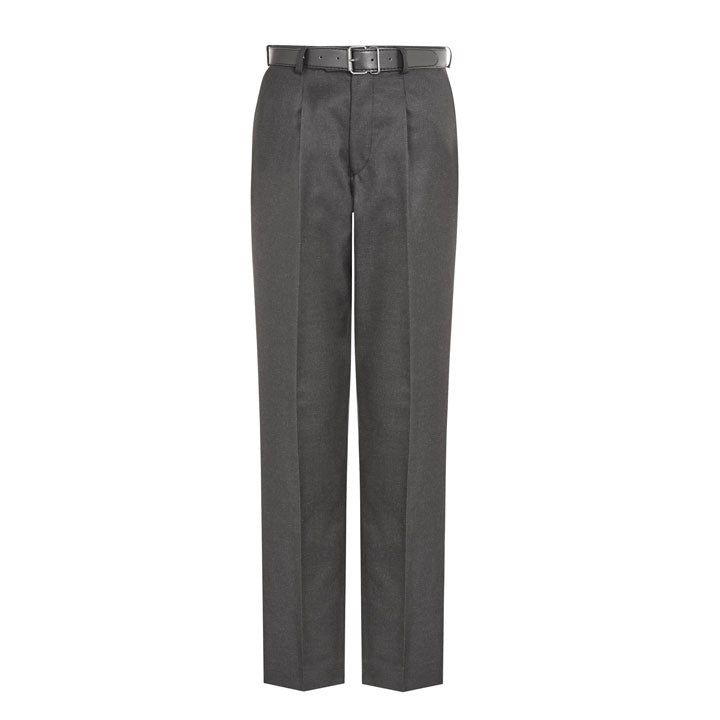 Regular Fit Senior School Trousers - Charcoal