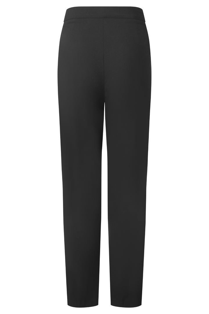 Girls Slim Fit Trouser with Pockets - Black