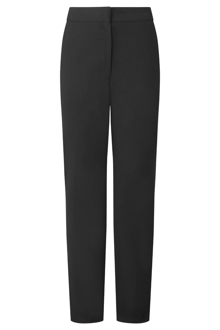 Girls Slim Fit Trouser with Pockets - Black
