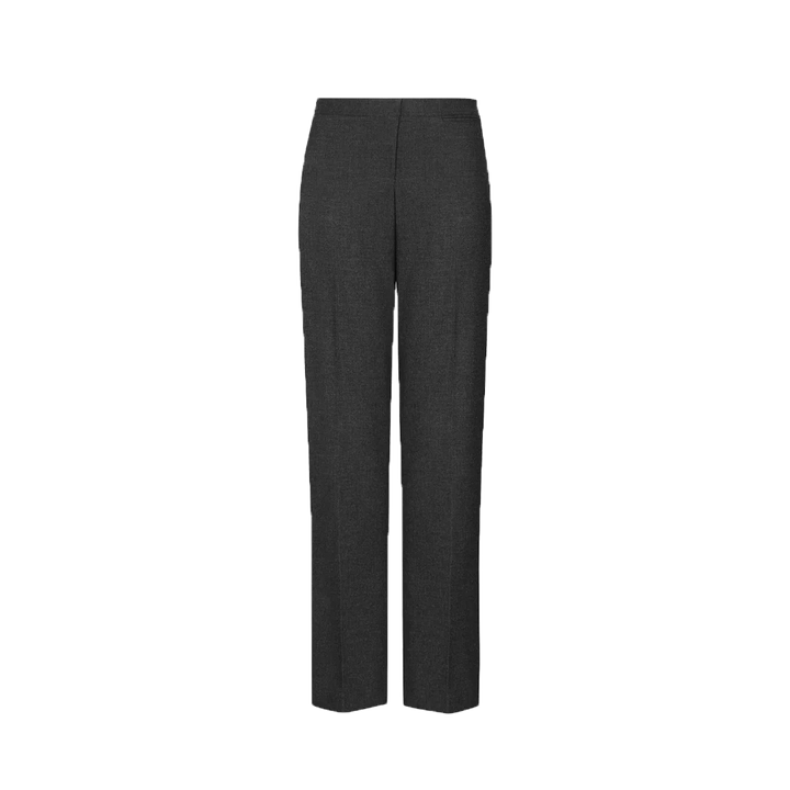 Senior Girls' Regular Fit School Trousers - Black