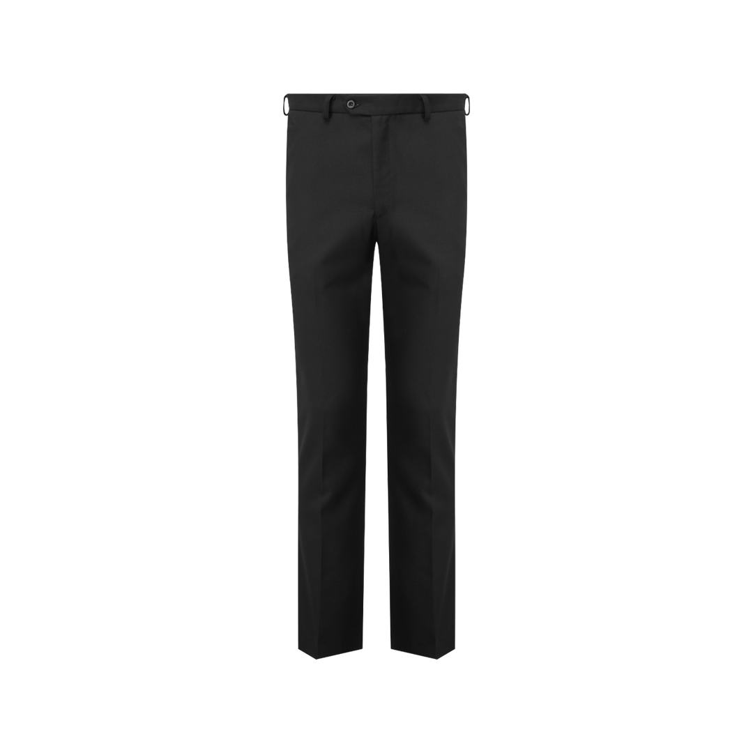 Senior Boys’ Slim Fit School Trousers - Black