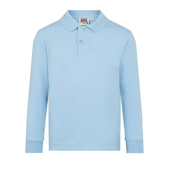 Unisex Long Sleeve School Polo Shirt