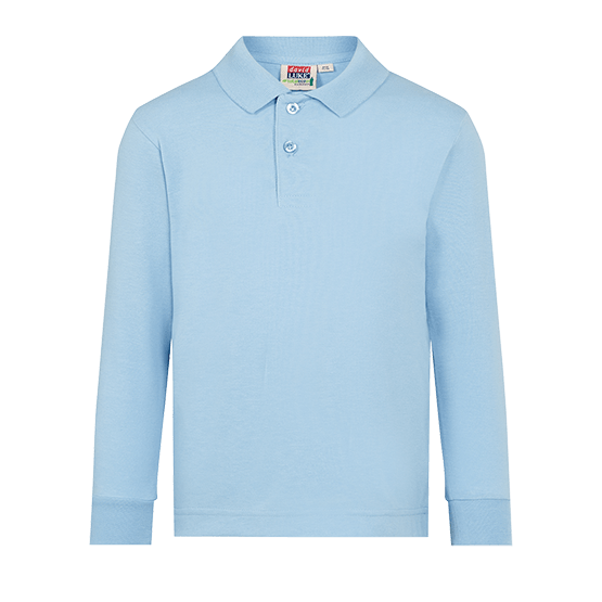 Unisex Long Sleeve School Polo Shirt David Luke Ltd