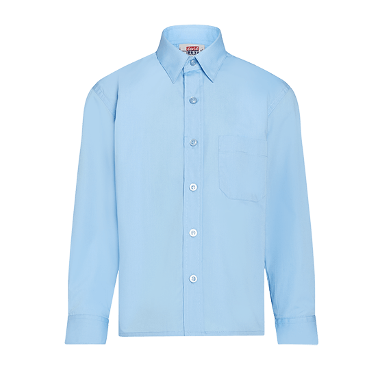 Boys Long Sleeve School Shirt 2 Pack