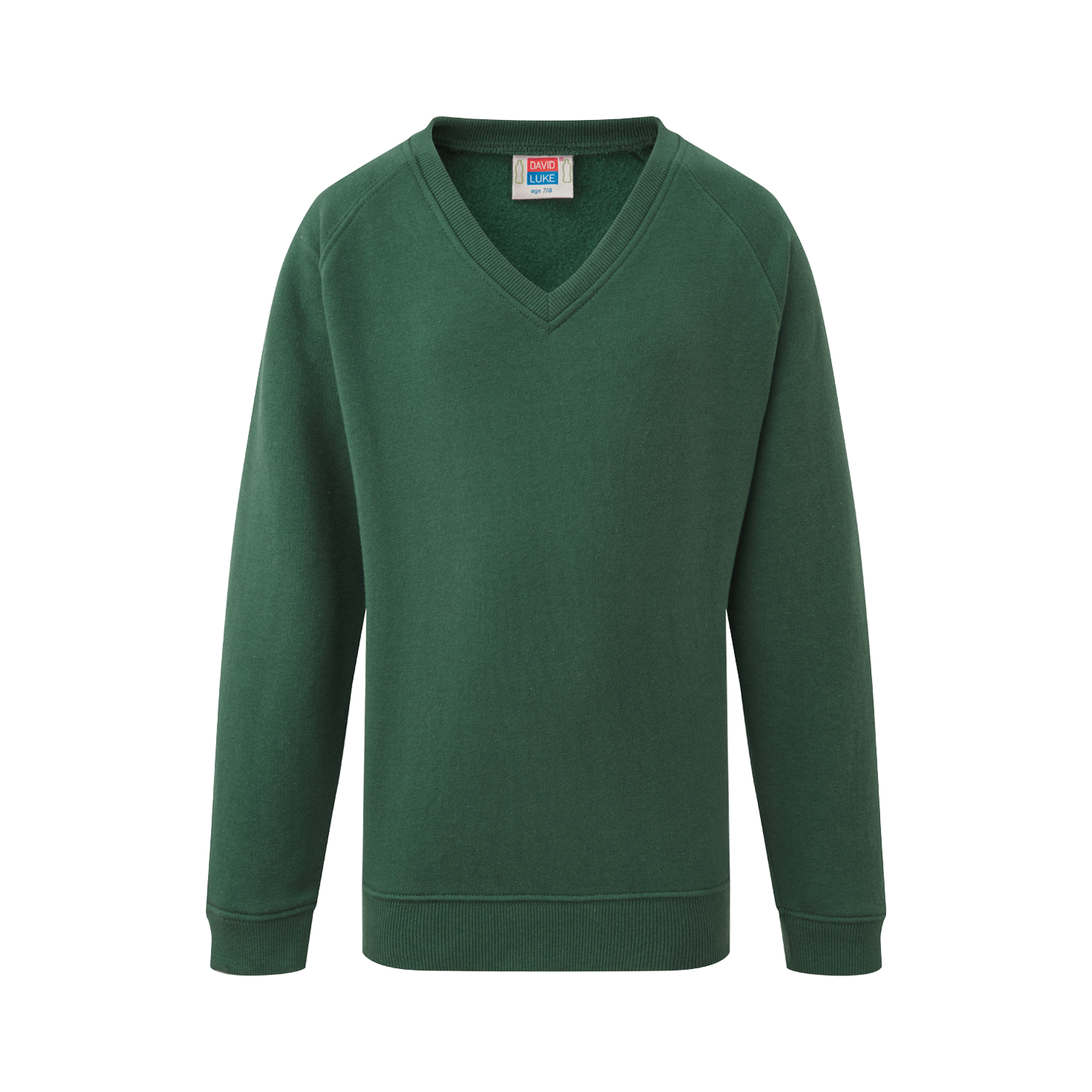 Green v sales neck school jumper