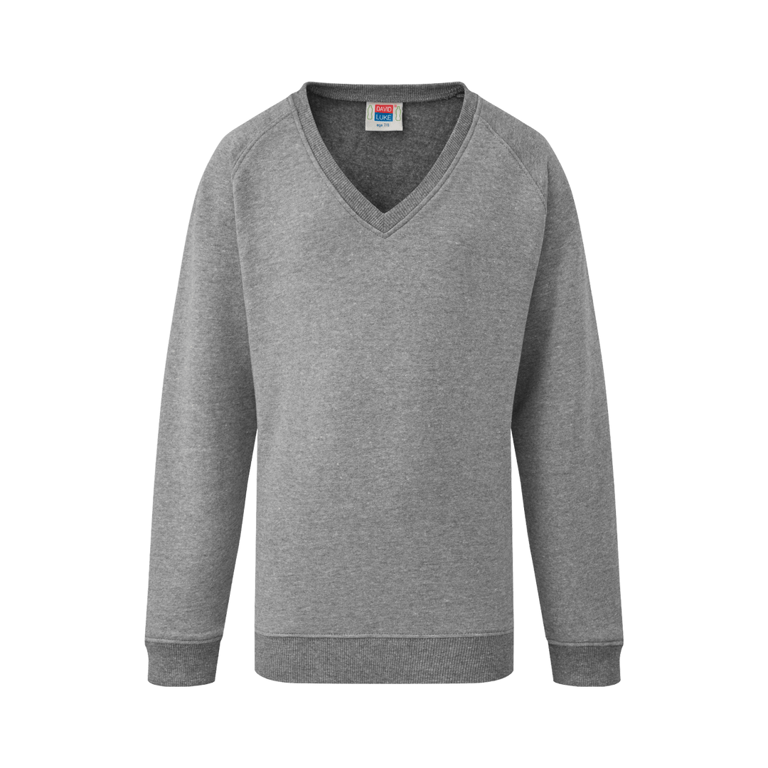 V neck school sweatshirt hotsell
