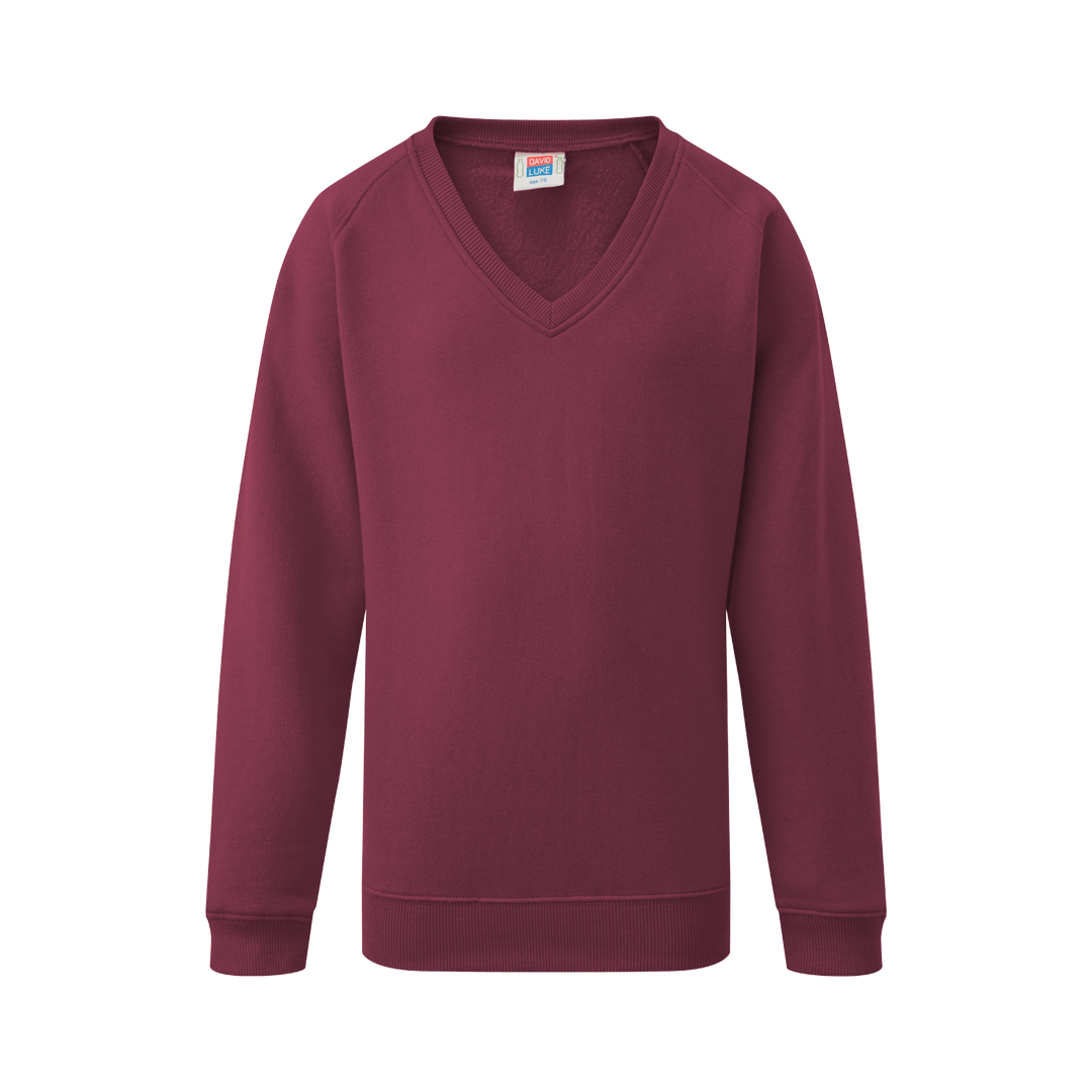 Unisex V-Neck School Jumper