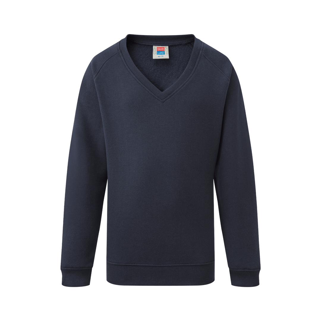 Black v sales neck school jumper